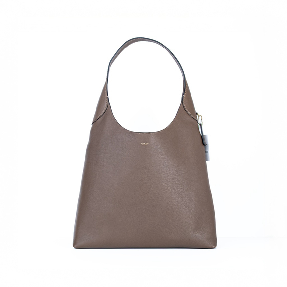 Coach Handbags - NWT COACH Brooklyn 39 Large Leather Shoulder Bag CU044 Dark Stone Tan $495